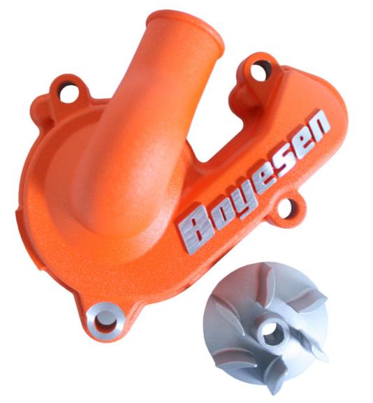 Boyesen WPK-45AO Supercooler Water Pump Cover and Impeller Kit - Orange