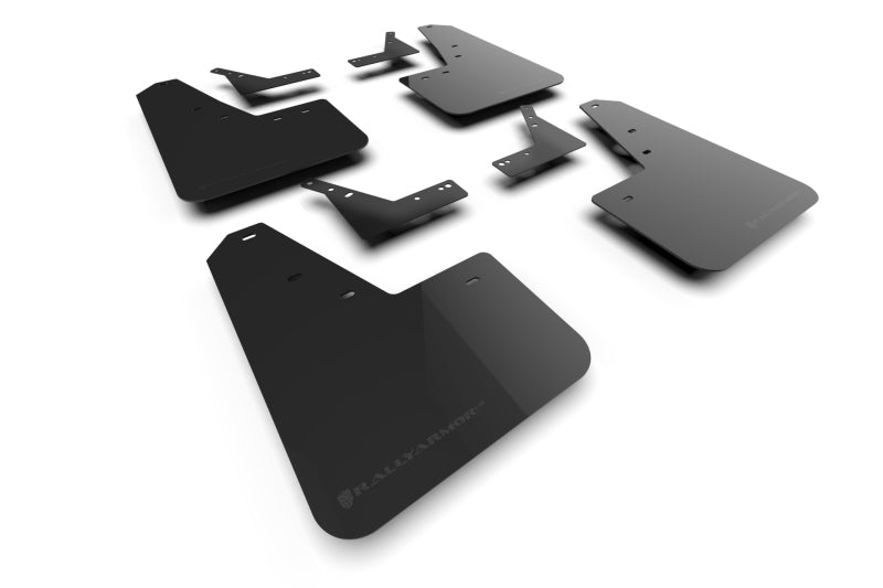 Load image into Gallery viewer, Rally Armor MF128-UR-BLK-MBK RAL UR Blk Flap/Met. Blk Logo
