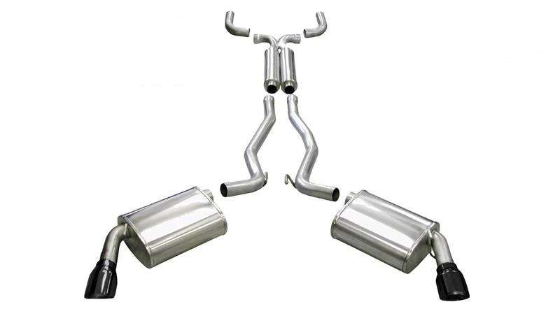 Load image into Gallery viewer, Corsa Performance 14952BLK COR Cat-Back + X-Pipe Sport
