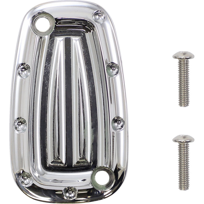 Covingtons C1957-C Rear Master Cylinder Cover - Dimpled - Chrome