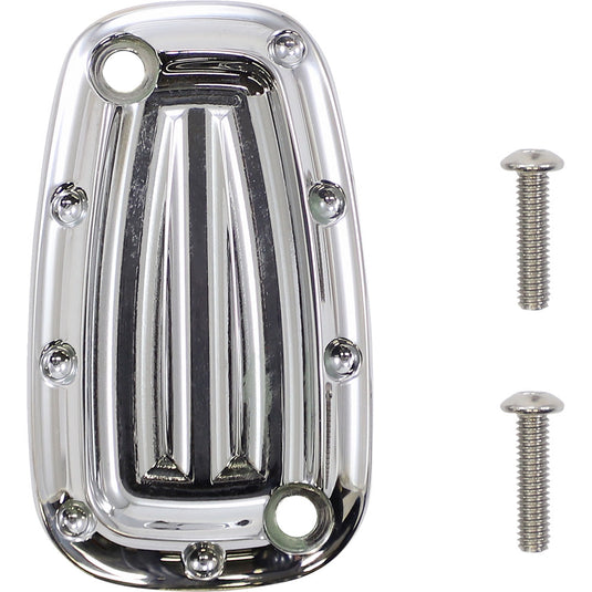 Covingtons C1957-C Rear Master Cylinder Cover - Dimpled - Chrome