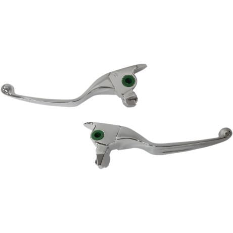 Drag Specialties 0610-1953 Wide Blade Lever Set - Chrome