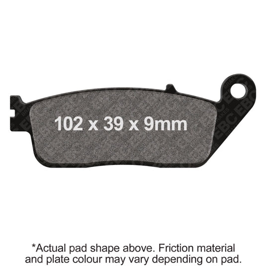 Ebc Powersports FA226HH EBC HH Sintered Brake Pads