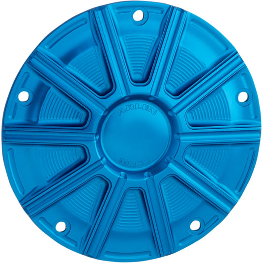 Arlen Ness 700-019 Derby Cover - 10-Gauge - Blue Anodized