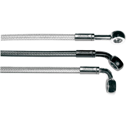Magnum 57010 Polished Stainless Designer Series Front Lower Brake Line Kit