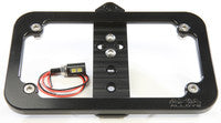 Axia Alloys MODLP-BK Cage Mount Lighted License Plate Frame - Black