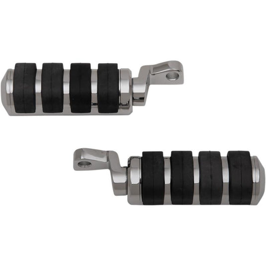 Drag Specialties 1620-1838 Soft-Ride Large Diameter Driver Footpeg - Chrome