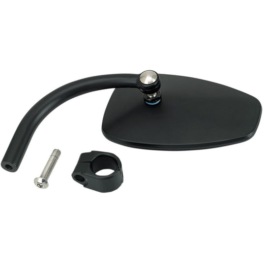 Biltwell Inc. 6504-578-131 Teardrop Utility Mirror with Clamp On Mount for 7/8in. Bar - Black