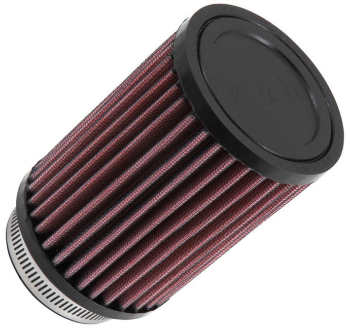 K&N Engineering RD-0710 Universal Round Straight Air Filter - Rubber End Cap