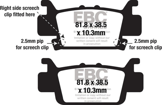 Ebc FA704SV SV Series Severe Duty Brake Pads