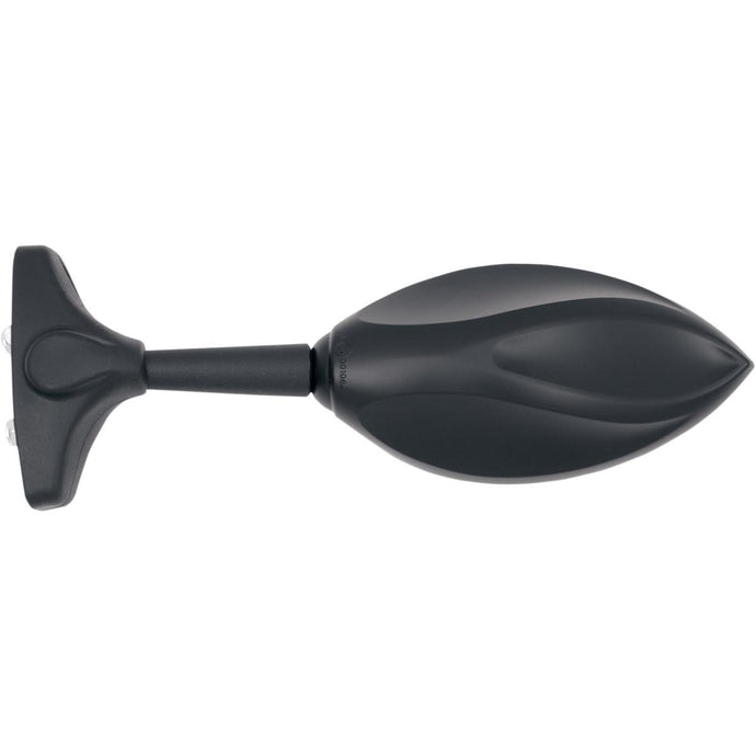 Parts Unlimited 0640-0229 Universal Mirrors - Glass Dimensions 4in. x 2-3/4in. - Black