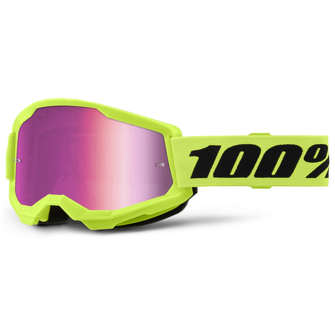 Neon Yellow / Mirror Pink Lens