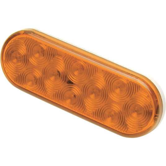 Bluhm Enterprises BL-TRLEDOA Oval 10 LED Trailer Tail Light - Amber