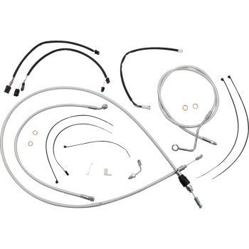 Magnum 3871142 Sterling Chromite Handlebar Installation Kit for 15in-17in. Ape