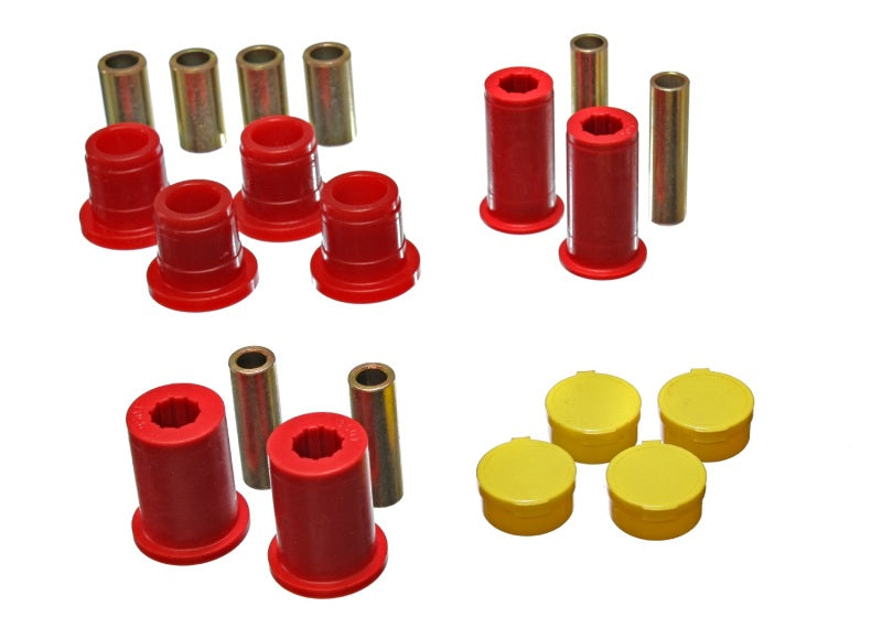 Load image into Gallery viewer, Energy Suspension 5.3122R ES Cntrl Arm Bushings - Red
