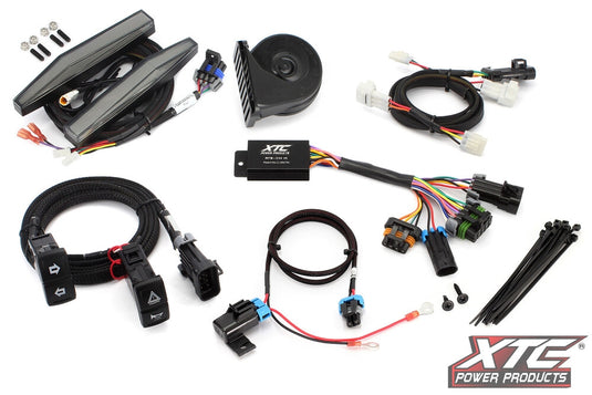 Xtc Power Products ATS-KAW-RIDG-DRL Auto Turn Signal Kit - with Horn and Front DRL Lights Can