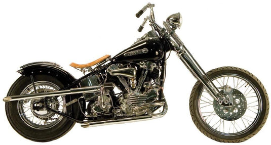 Paughco 422-1R Rear Heatshield for 1 3/4in. Drag Pipes - Chrome