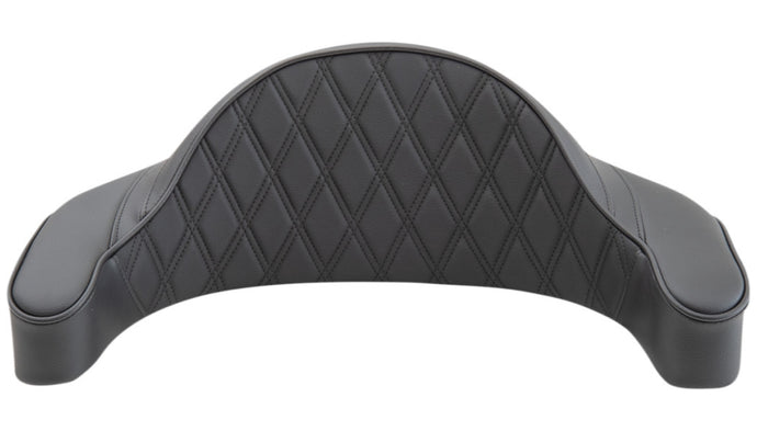 Drag Specialties 0822-0435 Tour Box Pad - Double diamond - Black Stitch