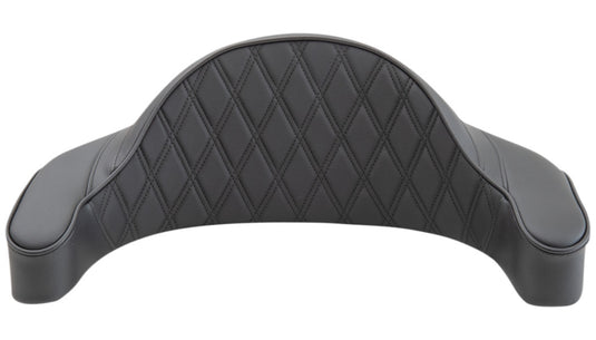 Drag Specialties 0822-0435 Tour Box Pad - Double diamond - Black Stitch