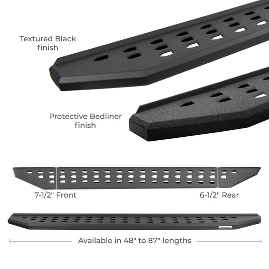 Go Rhino 69443687PC GOR RB20 Boards - Tex Black