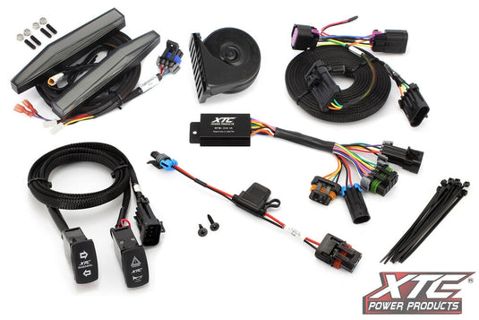Xtc Power Products ATS-POL-XPED-DRL Auto Turn Signal Kit - with Horn and Front DRL Lights Can