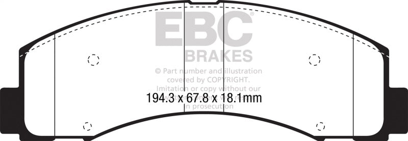 Load image into Gallery viewer, Ebc DP43088R EBC Yellowstuff Brake Pad Sets
