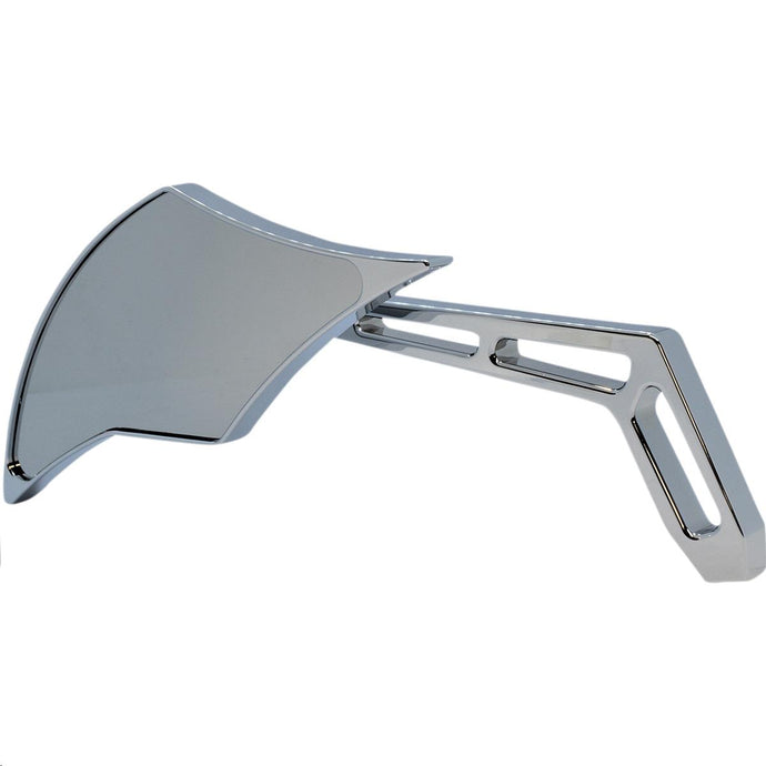 Pro-One Performance 102300 Large Flame Mirror - Left - Chrome