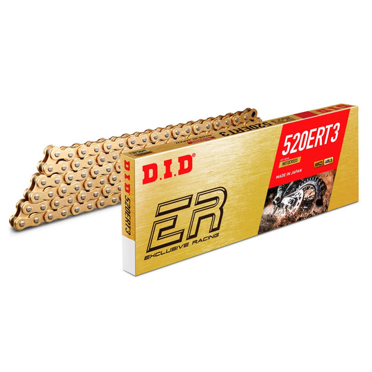 D.I.D 520ERT3120RB 520ERT3 Chain - 120 Links (Gold)
