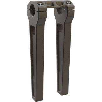 La Choppers LA-7480-10Z 1.25in. Straight Riser Kit - 10in. - Bronze