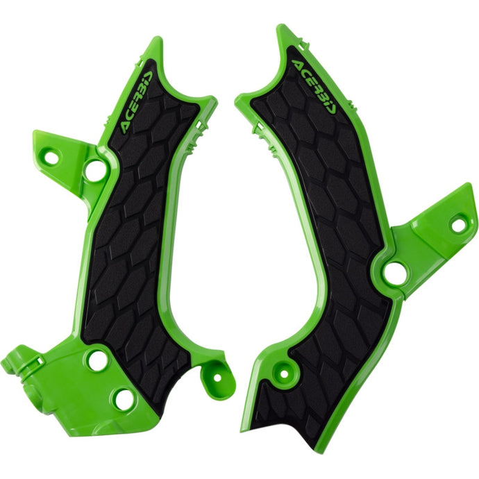 Acerbis 2983671089 X-Grip Frame Guard - Green/Black