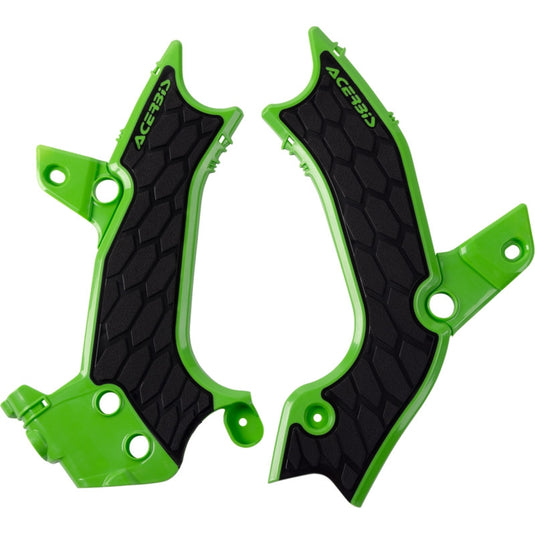Acerbis 2983671089 X-Grip Frame Guard - Green/Black