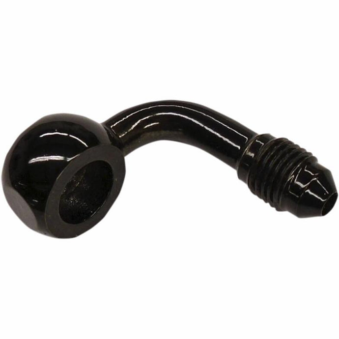 Magnum 1704-20 10mm Banjo X AN-3 Brake Line Fitting - 90 Deg. - Black