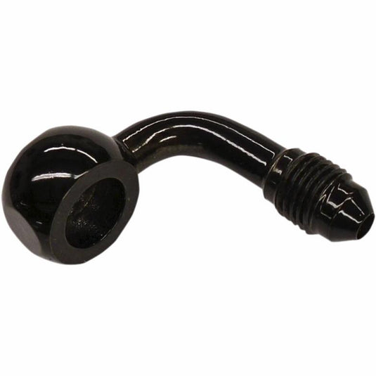 Magnum 1704-20 10mm Banjo X AN-3 Brake Line Fitting - 90 Deg. - Black