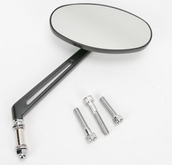 Drag Specialties 0640-0286 Stealth II Black Mirror - Standard