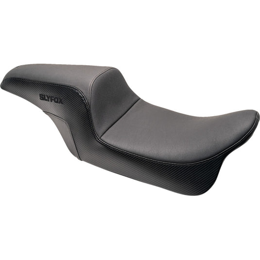 Slyfox 0801-1612 Predator Seat - 11 1/2in. Front 6in. Rear - Black Logo