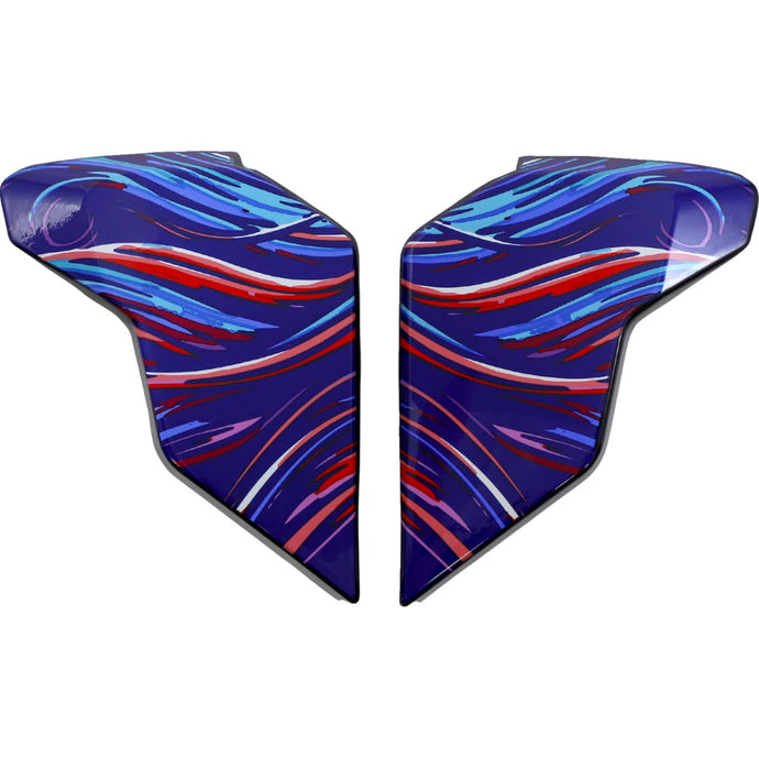 Icon Side Plates for Airflite Helmets - Betta Blue