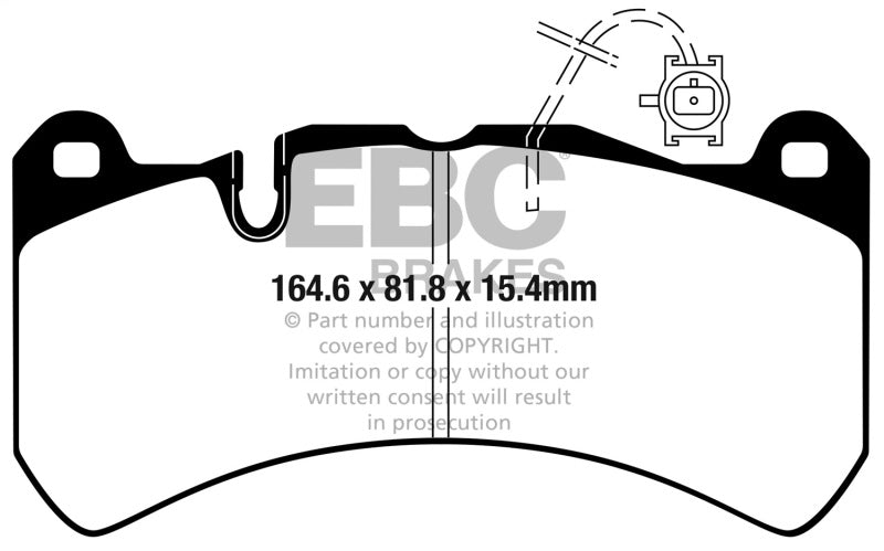 Load image into Gallery viewer, Ebc DP42354R EBC Yellowstuff Brake Pad Sets

