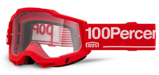 100% Accuri 2 Wolg Goggles (One Size Fits Most, Wolg / Clear Lens)