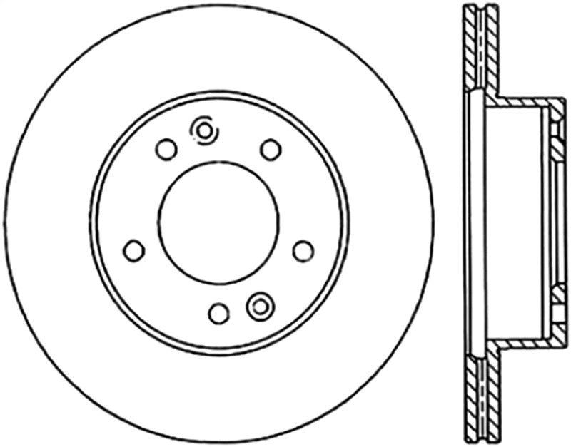 Load image into Gallery viewer, Stoptech 127.45022R ST Slot &amp; Drill Brake Rotors
