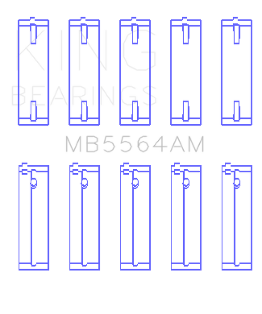 King Engine Bearings MB5564AM0.5 KING Main Bearings
