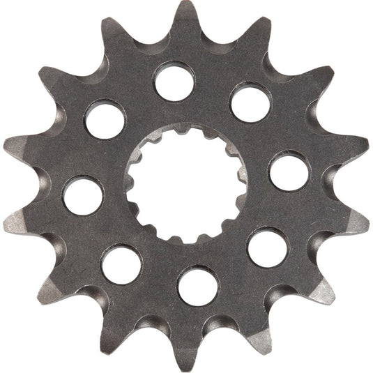 Moto-Master 610101114 Steel Front Sprocket - 14T (Natural)
