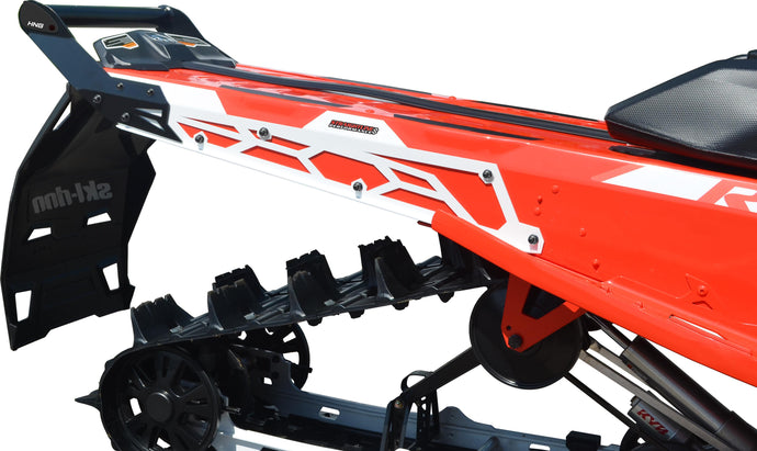 Straightline Performance 183-236-WHITE Hide N Go Rear Bumper - White/Black