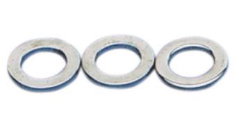 Drag Specialties DS192372 AN Chrome Washers - 1/4in.