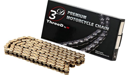 Ek Chain 530L3D-120G 530 L3D Drive Chain - 120 Links - Gold
