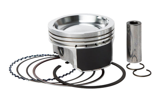 Vertex 24356 Cast Replica Piston Kit - Standard Bore 91.98mm, 10.2:1 Compression