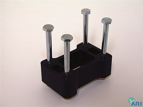 Spi SM-08066-4 Handlebar Riser Block for Flat Style Steering Post - 4in. Rise