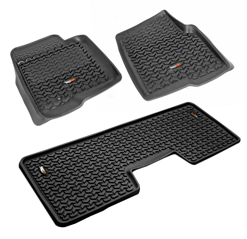 Load image into Gallery viewer, Rugged Ridge 82989.21 RUG Floor Liners - Black
