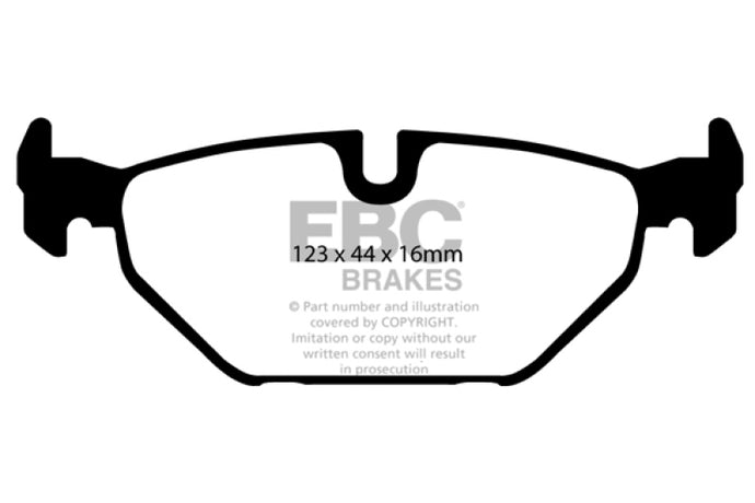 Ebc DP41405R EBC Yellowstuff Brake Pad Sets