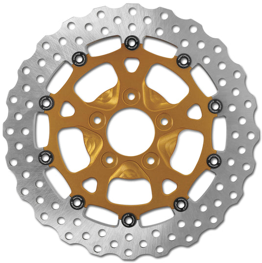 Performance Machine 0133-1536S-G Dominator Rear Brake Disc - 11.5 - Gold Anodized