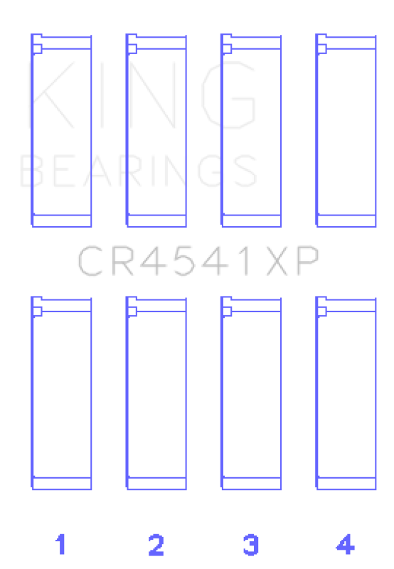Load image into Gallery viewer, King Engine Bearings CR4541XP KING Performance Rod Bearings
